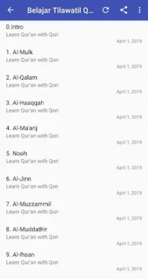 Murottal H. Muammar ZA 30 Juz android App screenshot 1
