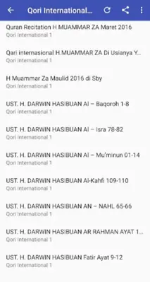 Murottal H. Muammar ZA 30 Juz android App screenshot 2