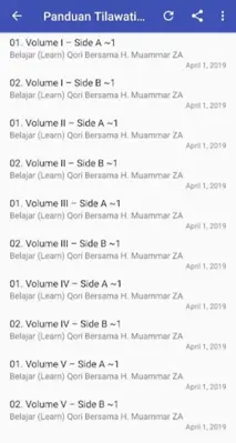 Murottal H. Muammar ZA 30 Juz android App screenshot 4